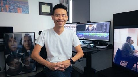 從劇場導演轉成得獎電影《午後彌撒》幕後的剪刀手！專訪好萊塢台灣剪輯師胡仰華