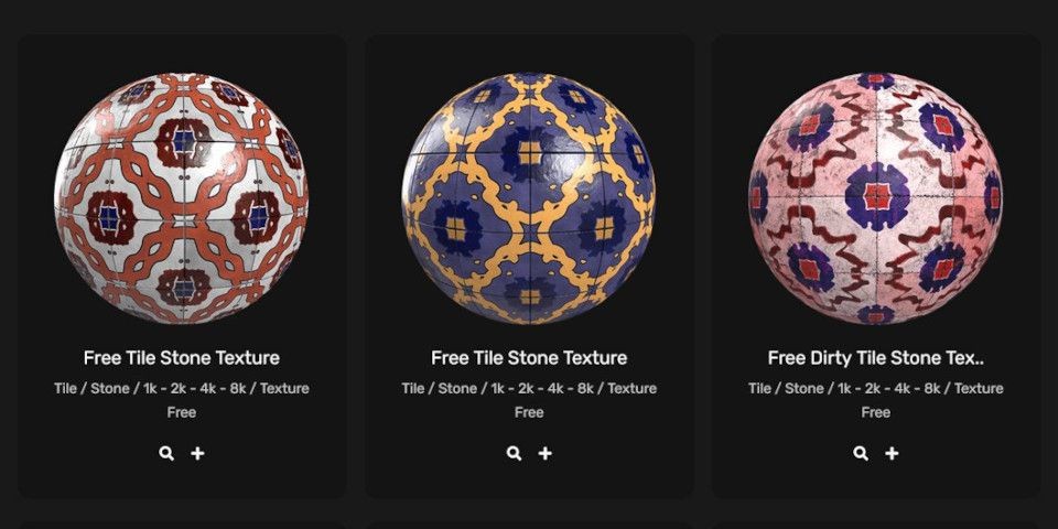 超過 1350 種 PBR 紋理免費下載，適用於 Blender 和 Unreal Engine 等多數 3D 軟體，你需要的材質應有盡有！