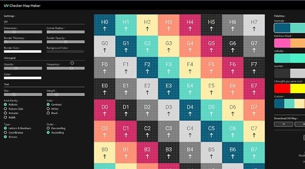 拆 UV 時又怕材質失真嗎？免費小工具 UV Checker Map Maker 客製化 8K 棋盤格地圖，幫助你快速測試結果