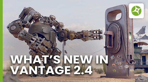 探索 Chaos Vantage (2 Update 4) 新功能，圓柱形貼花、UDIM 支援和增強的工作流程