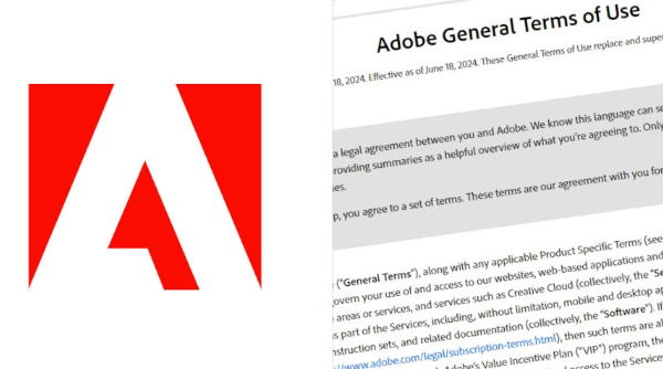 Adobe 被炎上了！想拿用戶資料訓練 AI ？官方再度更新條款，挽回用戶信任