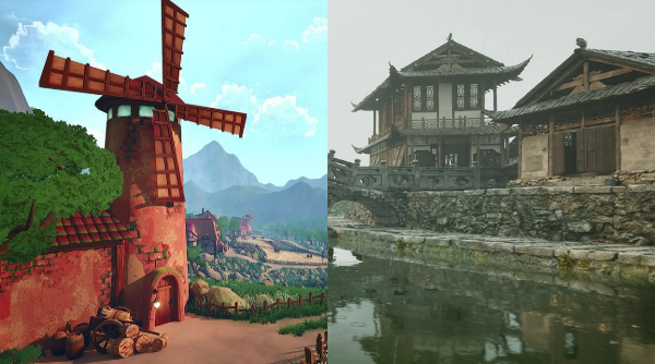 Unreal Engine 免費資源限時下載，超過 200 件 3D 建築資產隨你蓋！東西方鄉村場景一次滿足