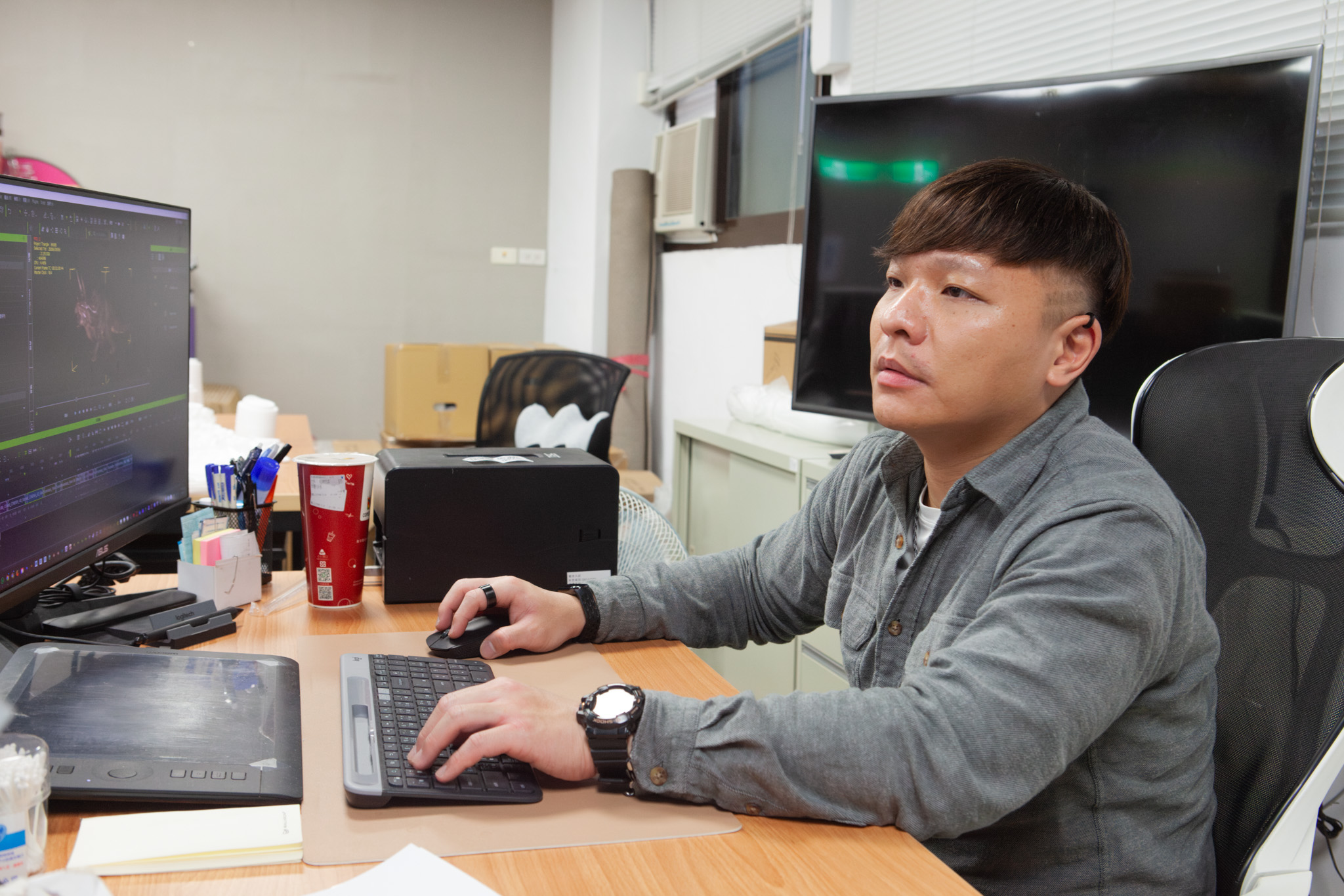 實境共創股份有限公司 3D 美術設計詹嘉豪（攝影 / 林廷勳）